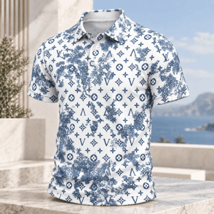 Louis Vuitton | Floral Toile Monogram Polo Shirt Christmas 2026 Collection