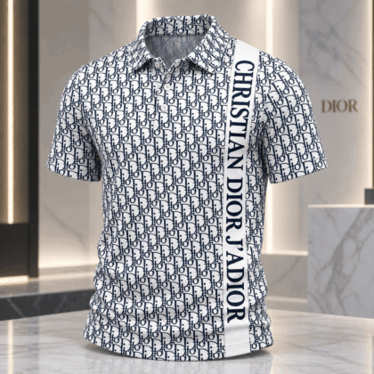 Dior | Oblique Monogram Stripe Polo Shirt Holiday 2026 Edition