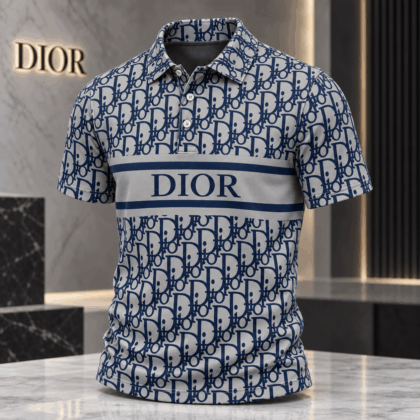 Dior | Oblique Monogram Stripe Polo Shirt Holiday 2026 Edition