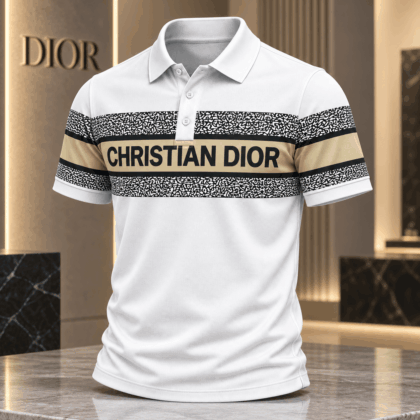 Dior | Abstract Logo Band Polo Shirt Christmas 2026 Edition