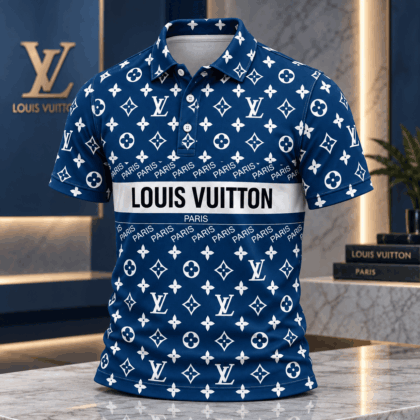 Louis Vuitton | Monogram Paris Stripe Polo Shirt Christmas 2026 Collection