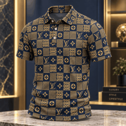 Louis Vuitton | Monogram Patchwork Print Polo Shirt Thanksgiving 2026 Collection