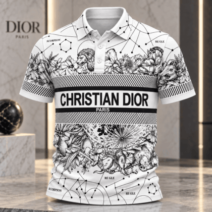 Dior | Zodiac Menagerie Print Polo Shirt Christmas 2026 Edition