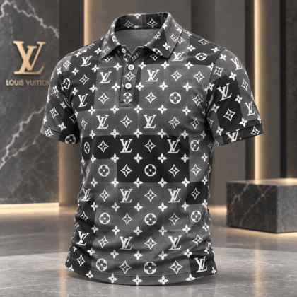 Louis Vuitton | Monogram Checkerboard Print Polo Shirt Thanksgiving 2026 Collection