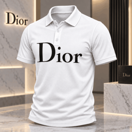 Dior | Oversized Serif Wordmark Polo Shirt Christmas 2026 Edition