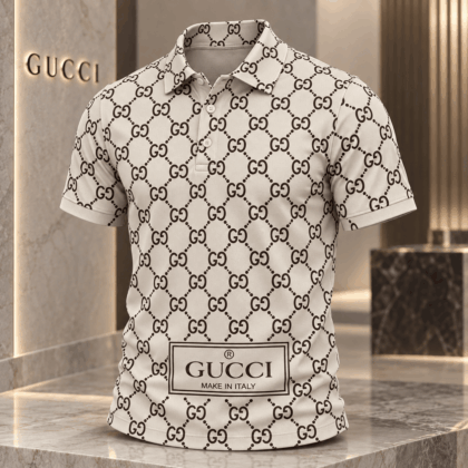 Gucci | Monogram Diamond Lattice Polo Shirt Winter 2026 Drop