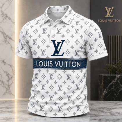 Louis Vuitton | Monogram Navy Stripe Polo Shirt Thanksgiving 2026 Collection