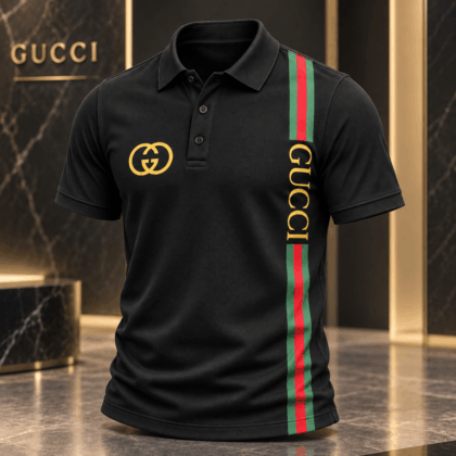 Gucci | Vertical Web Stripe Polo Shirt Winter 2026 Drop