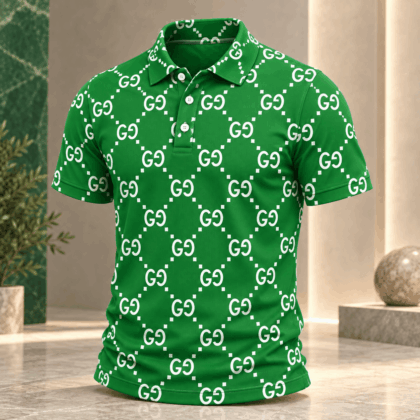 Gucci | Monogram Diamond Lattice Polo Shirt Winter 2026 Drop