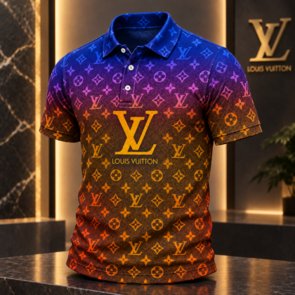 Louis Vuitton | Sunset Gradient Monogram Polo Shirt Thanksgiving 2026 Collection
