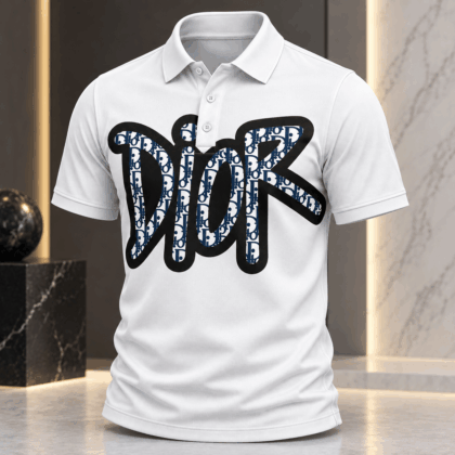 Dior | Oversized Monogram Script Polo Shirt Christmas 2026 Edition