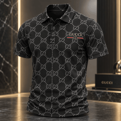 Gucci | Interlocking Monogram Lattice Polo Shirt Winter 2026 Drop