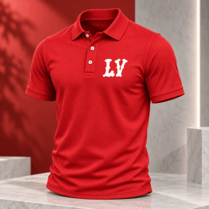 Louis Vuitton | White Varsity Initials Polo Shirt Thanksgiving 2026 Collection