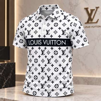 Louis Vuitton | Monogram Stripe Print Polo Shirt Thanksgiving 2026 Collection