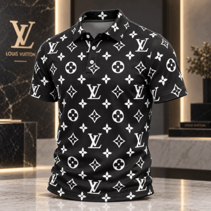 Louis Vuitton | Oversized Monogram Print Polo Shirt Thanksgiving 2026 Collection
