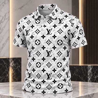 Louis Vuitton | Distressed Monogram Print Polo Shirt Thanksgiving 2026 Collection