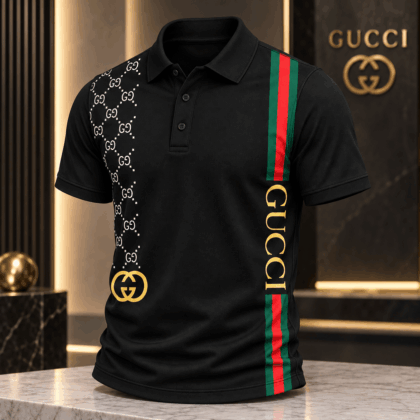 Gucci | Monogram Web Stripe Polo Shirt Winter 2026 Drop