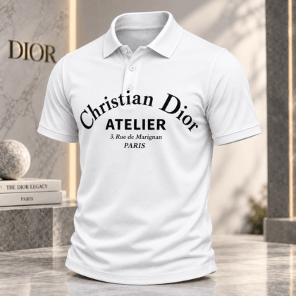 Dior | Atelier Paris Typography Polo Shirt Christmas 2026 Edition