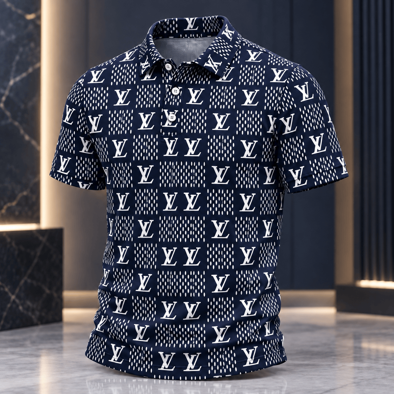 Louis Vuitton | Dotted Monogram Grid Polo Shirt Black Friday 2026 Collection