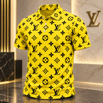Louis Vuitton | Yellow Monogram Print Polo Shirt Black Friday 2026 Collection