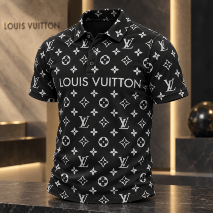 Louis Vuitton | Monochrome Oversized Monogram Polo Shirt Black Friday 2026 Collection