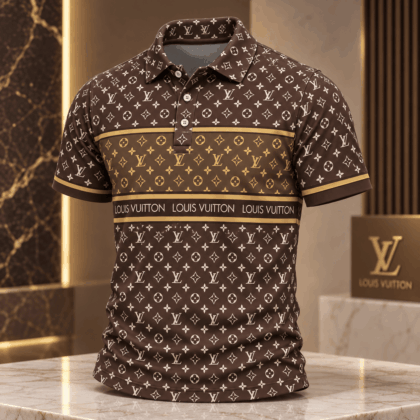 Louis Vuitton | Two-Tone Monogram Band Polo Shirt Black Friday 2026 Collection