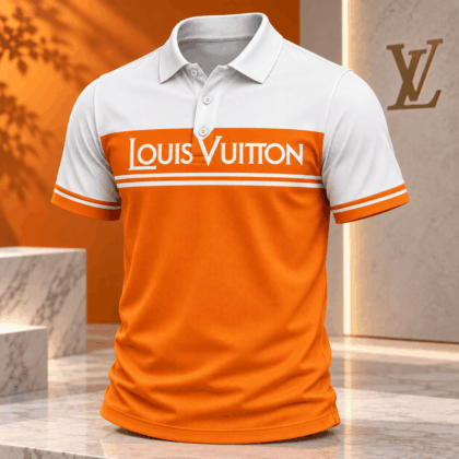 Louis Vuitton | Orange Logo Stripe Polo Shirt Black Friday 2026 Collection