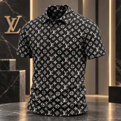 Louis Vuitton | Monochrome Allover Monogram Polo Shirt Black Friday 2026 Collection