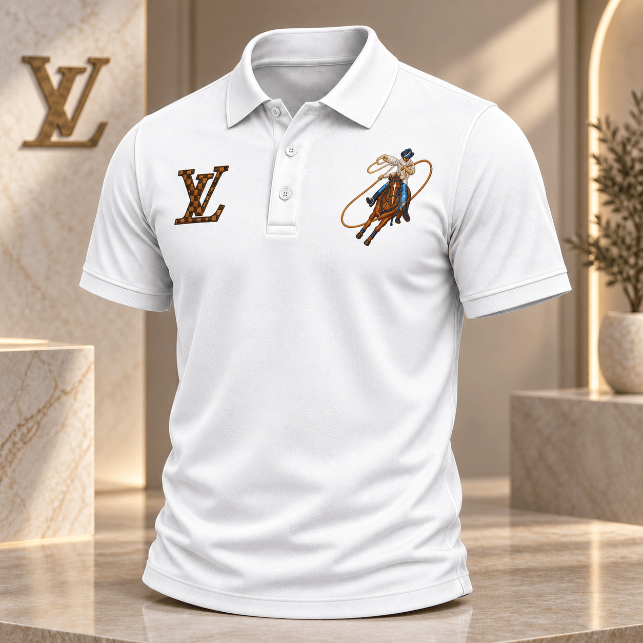 Louis Vuitton | Monogram Rodeo Embroidery Polo Shirt Black Friday 2026 Collection