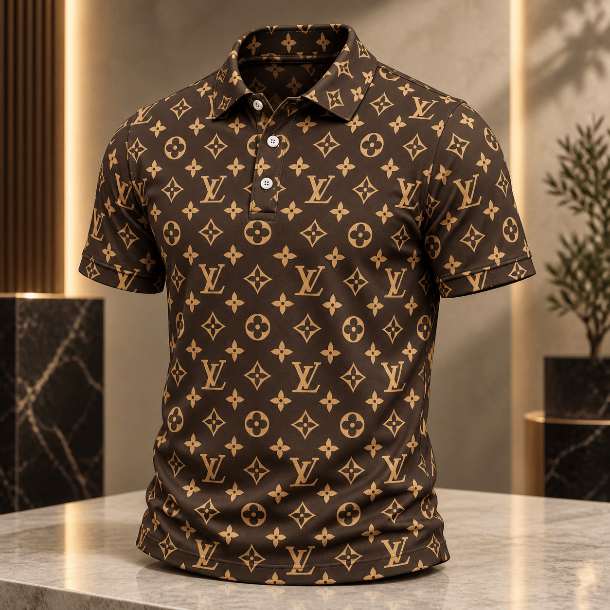 Louis Vuitton | Classic Monogram Print Polo Shirt Black Friday 2026 Collection
