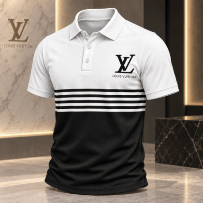 Louis Vuitton | Monochrome Stripe Colorblock Polo Shirt Black Friday 2026 Collection