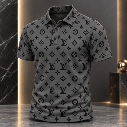 Louis Vuitton | Shadow Monogram Print Polo Shirt Year-End 2026 Collection
