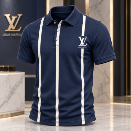 Louis Vuitton | Signature Vertical Stripe Polo Shirt Year-End 2026 Collection