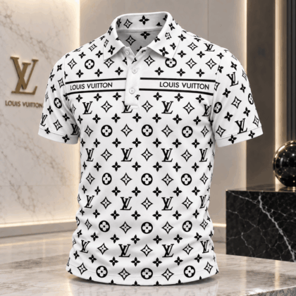 Louis Vuitton | Monogram Stripe Print Polo Shirt Year-End 2026 Collection