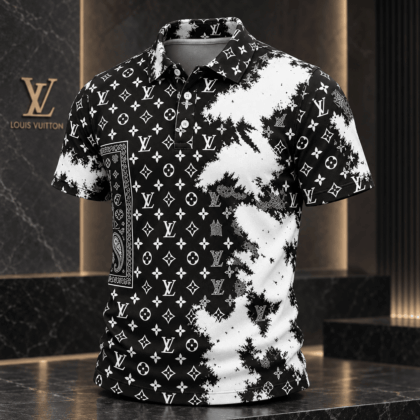 Louis Vuitton | Monogram Bandana Splash Polo Shirt Year-End 2026 Collection