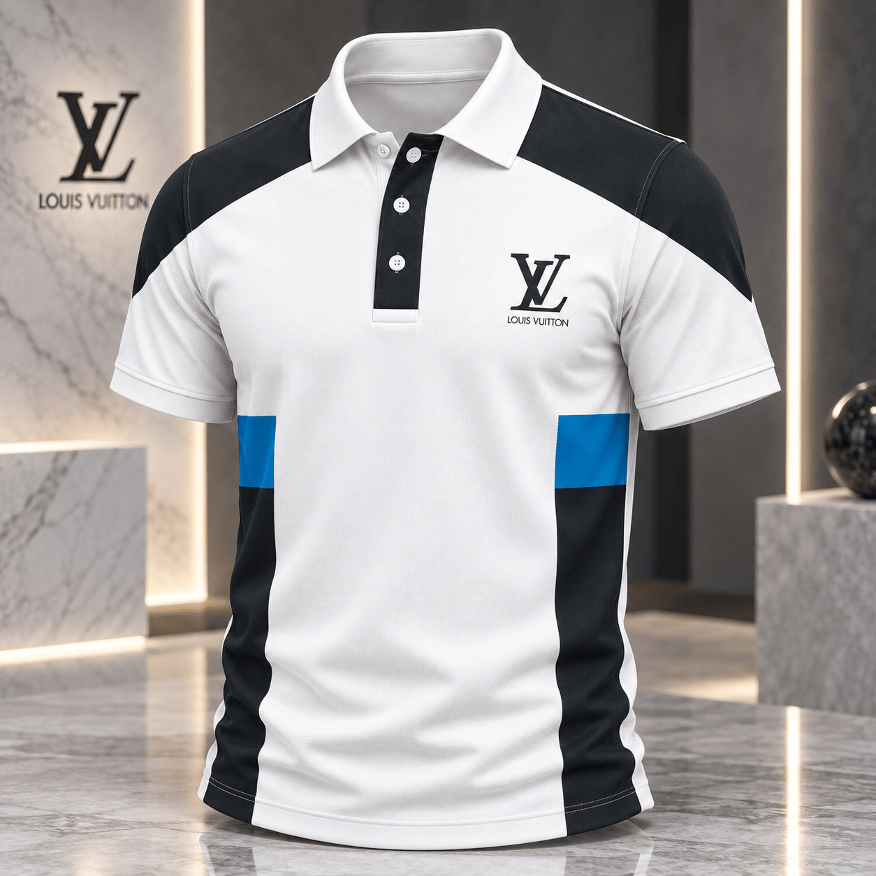 Louis Vuitton | Tricolor Sport Panel Polo Shirt Year-End 2026 Collection