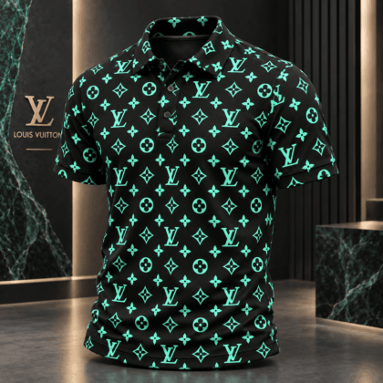 Louis Vuitton | Mint Monogram Print Polo Shirt Year-End 2026 Collection