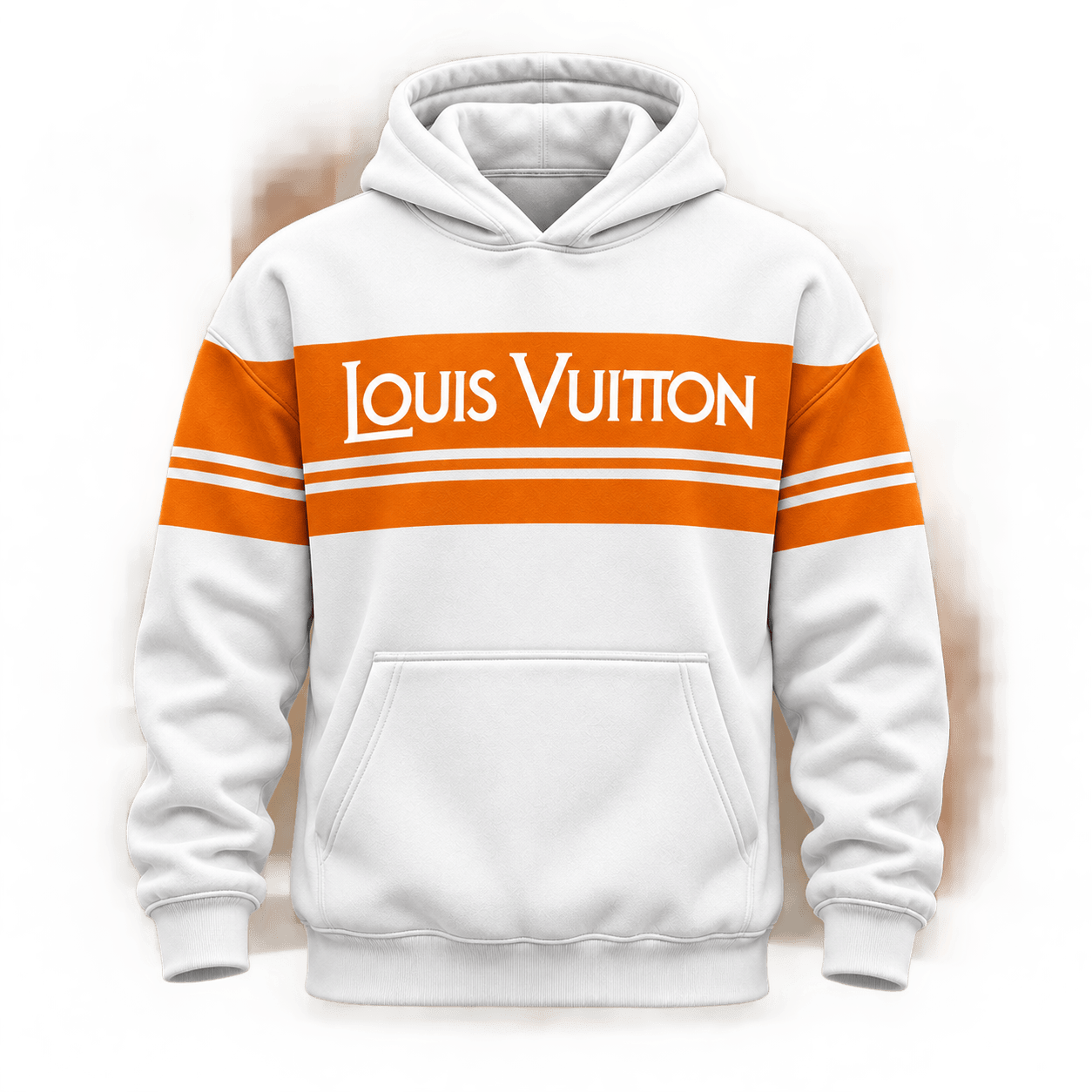 Louis Vuitton | Orange Varsity Stripe Hoodie Fall 2026 Collection