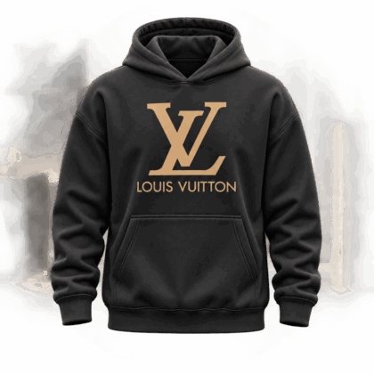 Louis Vuitton | Gold Signature Logo Hoodie Fall 2026 Collection