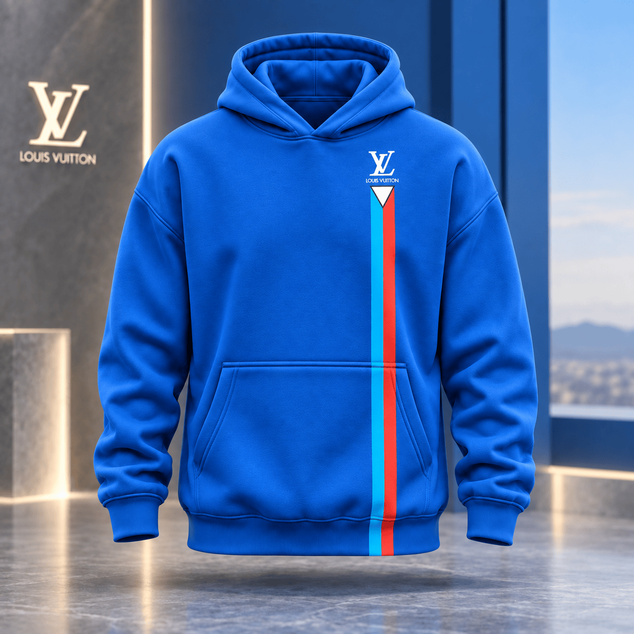 Louis Vuitton | Contrast Racing Stripe Hoodie Fall 2026 Collection