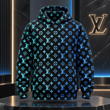 Louis Vuitton | Neon Gradient Monogram Hoodie Fall 2026 Collection