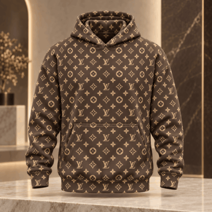 Louis Vuitton | Classic Monogram Print Hoodie Fall 2026 Collection