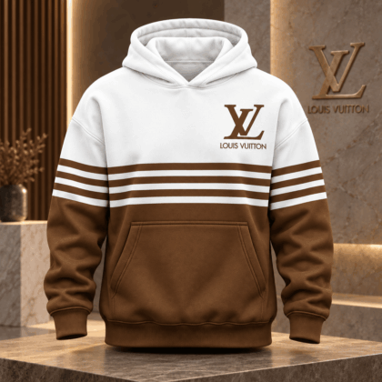 Louis Vuitton | Triple Stripe Colorblock Hoodie Fall 2026 Collection