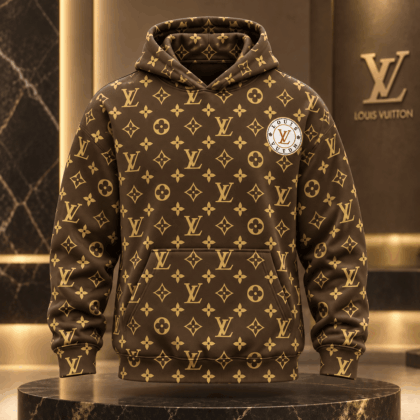 Louis Vuitton | Classic Monogram Print Hoodie Fall 2026 Collection