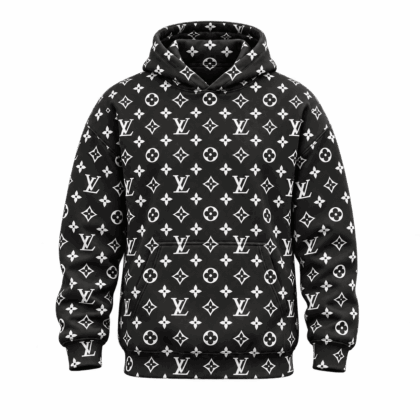 Louis Vuitton | Monochrome Monogram Print Hoodie Winter 2026 Collection
