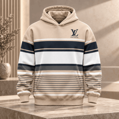 Louis Vuitton | Nautical Colorblock Stripe Hoodie Winter 2026 Collection