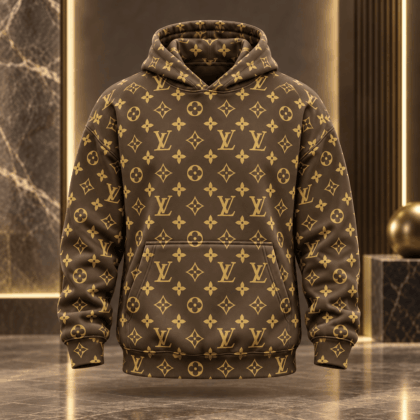 Louis Vuitton | Classic Monogram Print Hoodie Winter 2026 Collection