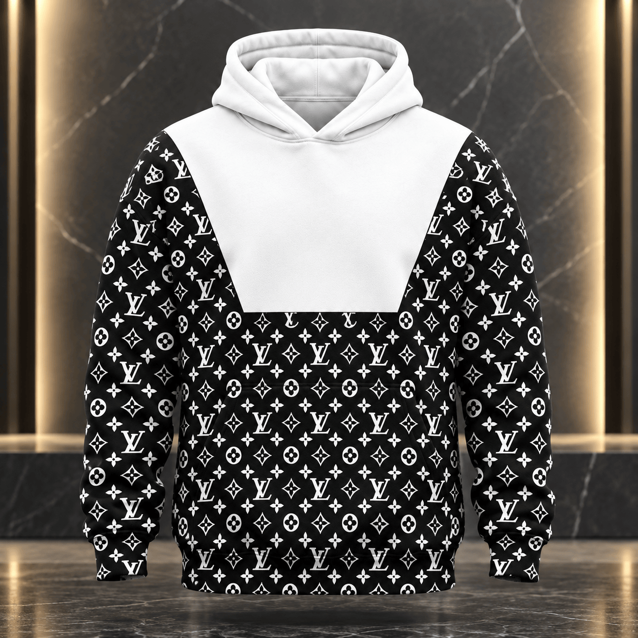 Louis Vuitton | Monogram Colorblock Print Hoodie Winter 2026 Collection