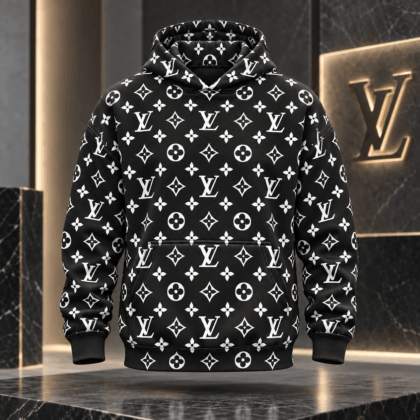 Louis Vuitton | Contrast Monogram Print Hoodie Winter 2026 Collection