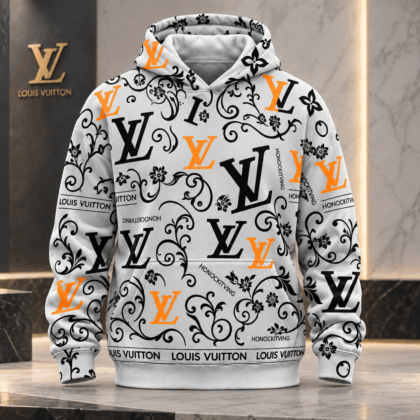 Louis Vuitton | Floral Scroll Monogram Hoodie Winter 2026 Collection